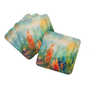 Seaweed Foam Coasters (Color: 198453024435)
