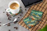 Smallmouth Bass Foam Coasters