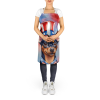 Miniature Pinscher Patriotic American Apron