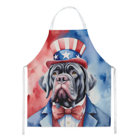 Neapolitan Mastiff Patriotic American Apron (Color: DAC5760)