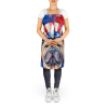 Shar Pei Patriotic American Apron