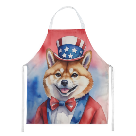 Shiba Inu Patriotic American Apron (Color: DAC5802)