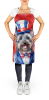 Skye Terrier Patriotic American Apron