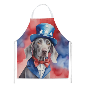 Weimaraner Patriotic American Apron (Color: DAC5814)