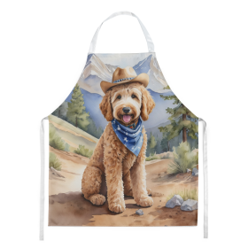 Goldendoodle Cowboy Welcome Apron (Color: DAC5910)