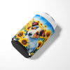 Jack Russell Terrier in Sunflowers Can or Bottle Hugger