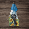 Labrador Retriever Sunflowers Kitchen Towel