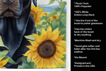 Labrador Retriever Sunflowers Kitchen Towel