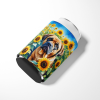 Mastiff in Sunflowers Can or Bottle Hugger