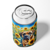 Mastiff in Sunflowers Can or Bottle Hugger