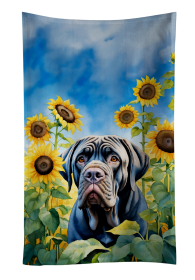 Neapolitan Mastiff in Sunflowers Kitchen Towel (Color: 198453049315)