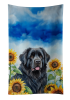 Newfoundland in Sunflowers Kitchen Towel