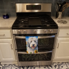 Old English Sheepdog in Sunflowers Kitchen Towel