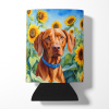 Vizsla in Sunflowers Can or Bottle Hugger