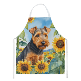 Welsh Terrier in Sunflowers Apron (Color: DAC6172)