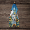 Westie in Sunflowers Kitchen Towel