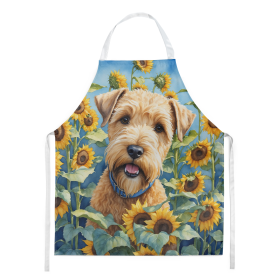 Wheaten Terrier in Sunflowers Apron (Color: DAC6175)