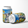 Whippet in Sunflowers Can or Bottle Hugger