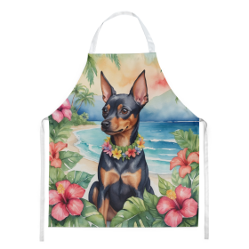 Miniature Pinscher Luau Apron (Color: DAC6476)