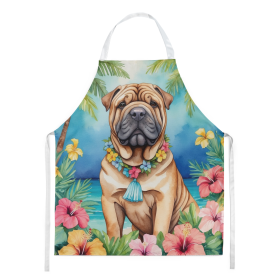 Shar Pei Luau Apron (Color: DAC6518)