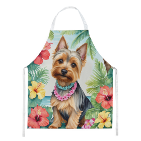 Silky Terrier Luau Apron (Color: DAC6523)