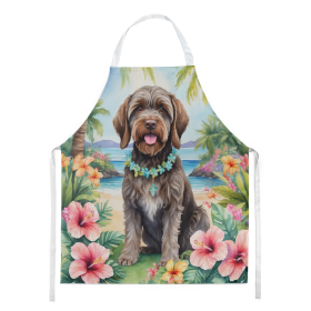 Wirehaired Pointing Griffon Luau Apron (Color: DAC6539)