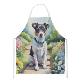 Jack Russell Terrier Spring Path Apron (Color: DAC6653)