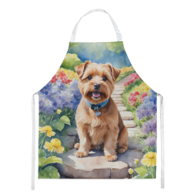 Norfolk Terrier Spring Path Apron (Color: DAC6677)