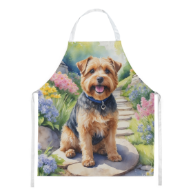 Norfolk Terrier Spring Path Apron (Color: DAC6678)