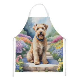 Wheaten Terrier Spring Path Apron (Color: DAC6732)