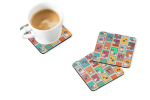 Lots of Blue Merle Sheltie Foam Coasters