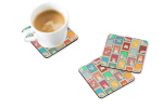 Lots of Fawn Pembroke Corgi Foam Coasters