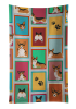 Lots of Sable Pembroke Corgi Kitchen Towel