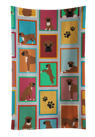 Lots of Black Face Boxer Kitchen Towel (Color: 194030682210)