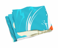 Surfer Dog Fawn Great Dane Premium Beach Towel