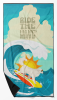 Surfer Dog Great Pyrenees Premium Beach Towel