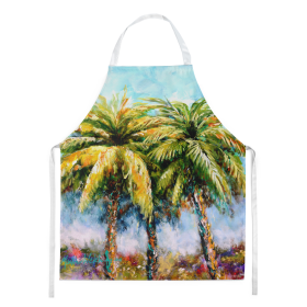 Summer Breezes Palm Tree Apron (Color: MW2137)