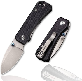 CIVIVI Baby Banter Knife G10 Handle (Color: Black)