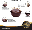 Acacia Wood Bowl with Lid