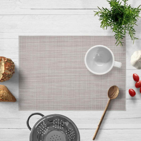 Stylish PVC Placemats for Dining Table (Style: Beige and Brown  Japanese Style Pattern)