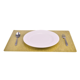Exquisite PVC Placemats for Dining Table (Style: Light Gold 1)