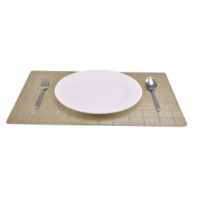 Exquisite PVC Placemats for Dining Table (Style: Light Gold)