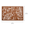Leaf Cut Out Vinyl Placemats