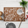 Leaf Cut Out Vinyl Placemats
