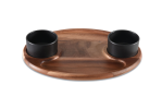 Charcuterie Serving Tray with Ceramic Bowls