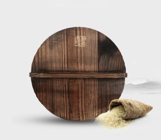 Traditional Handmade Iron Pan (Option: Wooden cover)