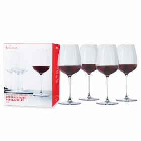 Spiegelau Willsberger Bordeaux Glass (Set Of 4) (Color: Clear, size: 22.4 Oz)