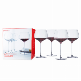 Spiegelau Willsberger Burgundy Glass (Set Of 4) (Color: Clear, size: 25.6 oz)