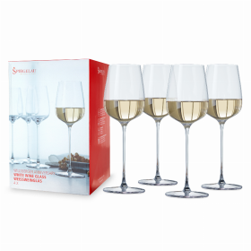 Spiegelau Willsberger Glass (Set Of 4) (Color: Clear/White Wine, size: 12.9 oz)
