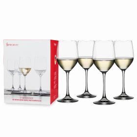 Spiegelau Vino Grande White Wine Set (Set Of 4) (Color: Clear, size: 12 Oz)
